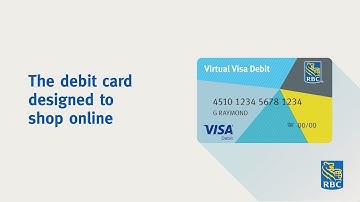 RBC Virtual Visa Debit: The debit card designed to shop online.