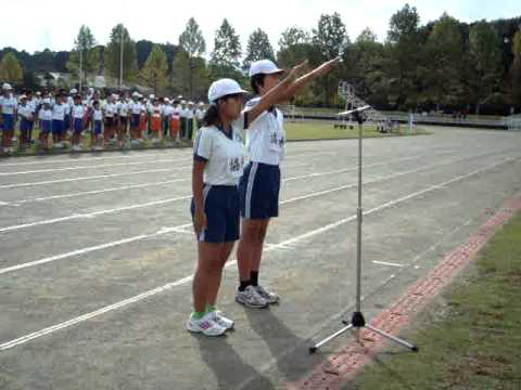 新城市小学校陸上競技大会 選手宣誓 Youtube