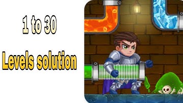 Hero Pipe Rescue_Water Puzzle_gameplay_walkthrough levels solution 30 to 60