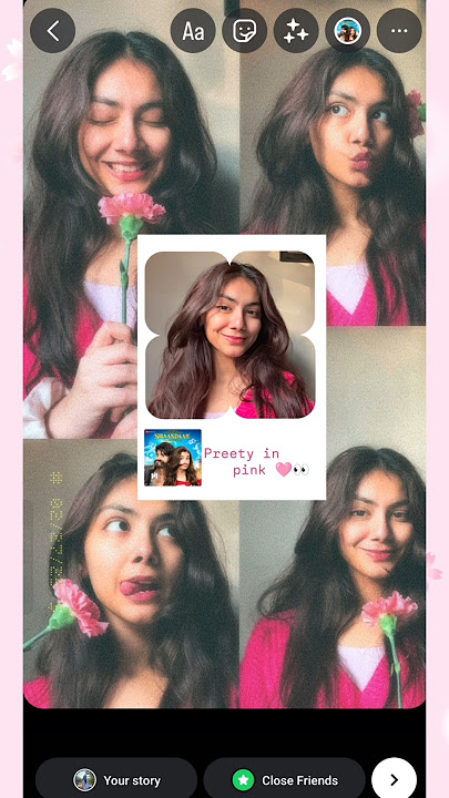 Aesthetic Instagram Story Ideas 🍁🩷 #shortvideo #ytshorts #instagramstoryidea #instastory #instagram