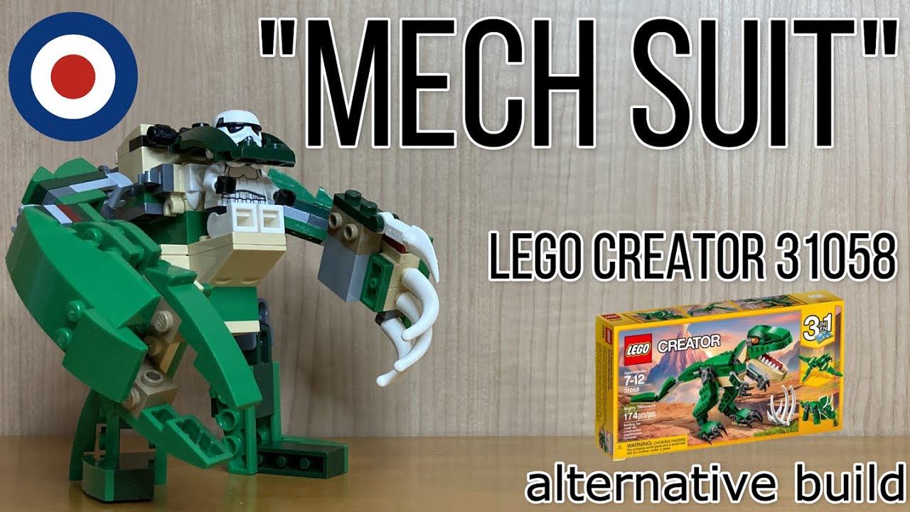 LEGO Creator 31058 Alternative build tutorial  MECH-SUIT、レゴクリエイター31058をメカスーツに組み替え