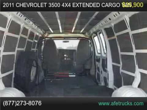 2011 Chevrolet 3500 4x4 Extended Cargo 