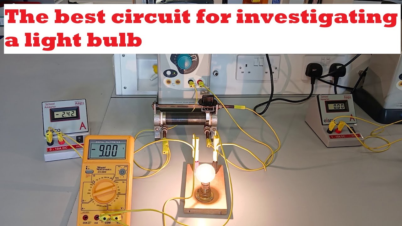 Лучшая схема для исследования лампочки