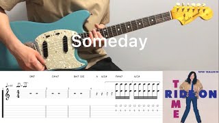 Video thumbnail of "Tatsuro Yamashita - Someday (guitar cover with tabs & chords)"