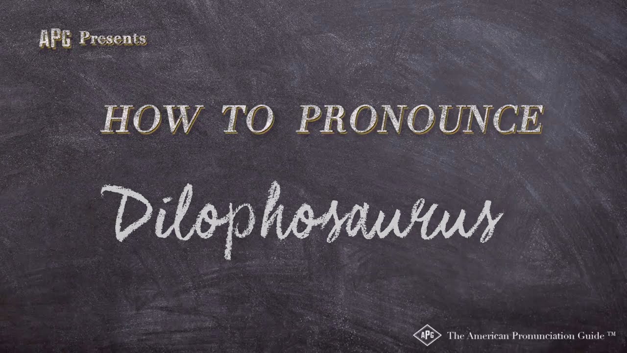 How To Pronounce Dilophosaurus (Real Life Examples!)