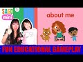 Sago Mini School About Me! Lots of learning and fun interactive gameplay with Ella!