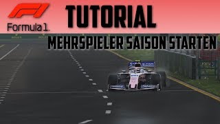 SO ERSTELLE ICH EINE MEHRSPIELER SAISON!! || F12019 Tutorial || Deutsch