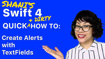 Swift 4 Alerts with Textfields