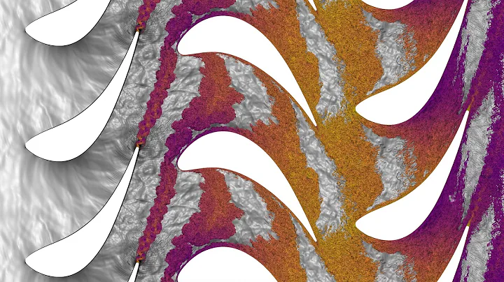High order Large Eddy Simulation of rotor-stator interaction