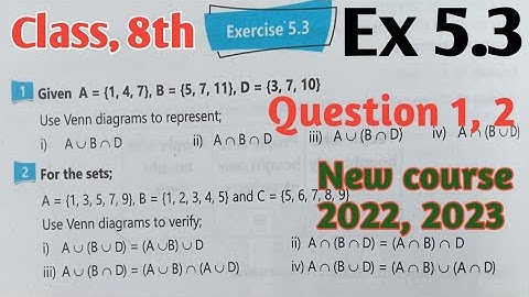 Exercise 5.3 Class 8 Maths New course 2022| Class 8 Maths Exercise 5.3 kpktbb and PTB 2022,2023 P-1
