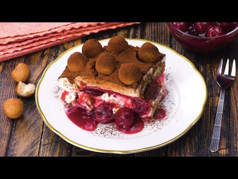 Vídeo: Tiramisu Com Cereja