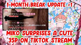 Miko Drops By A Cute 35p Girls Tiktok Stream And Surprises Her