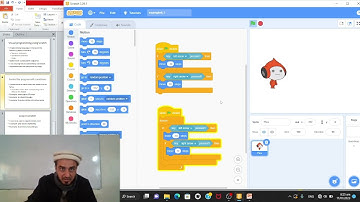 Visual programming using scratch, conditional statement Computer SNC Class 8th