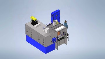 Chain-On-Edge Conveyor Painting System with Spray Booth, Drying and Cooling
