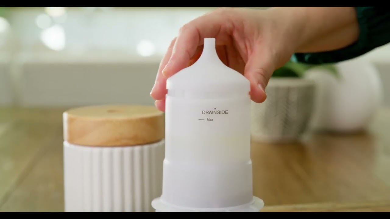 Wood & Ceramic Ultra Sonic Essential Oil Diffuser - Airome