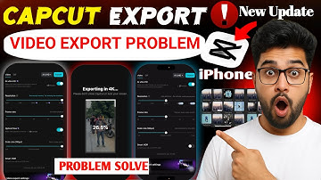 CapCut Video Export Problem on iPhone 🔥 | 100% Working Solution | CapCut Export Not Working Fixed
