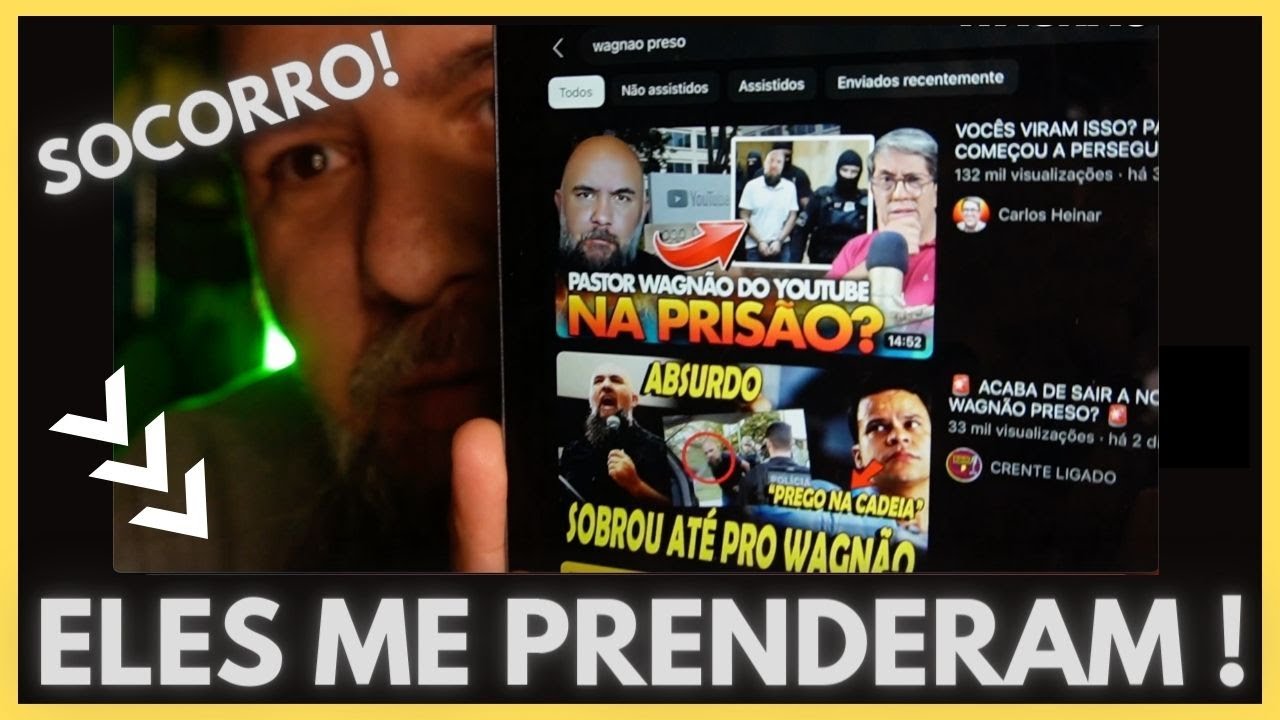 FUI PRESO POR ELES || WAGNÃO