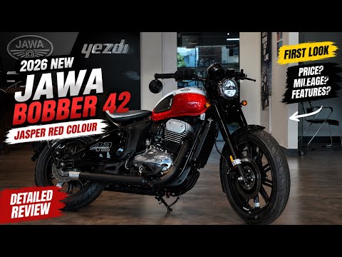2026 New Jawa Bobber 42 OBD-2B Model Full Review🥳| New Updates,Price & Mileage 