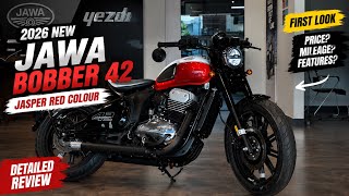 2026 New Jawa Bobber 42 OBD-2B Model Full Review🥳| New Updates,Price & Mileage 