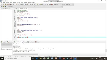 Cara membuat program pencarian dengan mentode sequential analisis Algoritma part 12