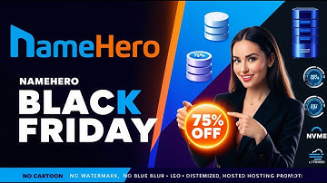 NameHero Black Friday Deal – Biggest High-Speed Hosting Discount!