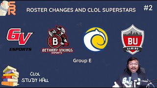 Roster Changes, LCS Vets, and CLOL Superstars | CLOL Study Hall | featuring @ImShibby | Group E