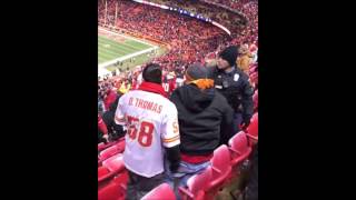 raiders vs. chiefs - fan fight at arrowhead stadium (hq)