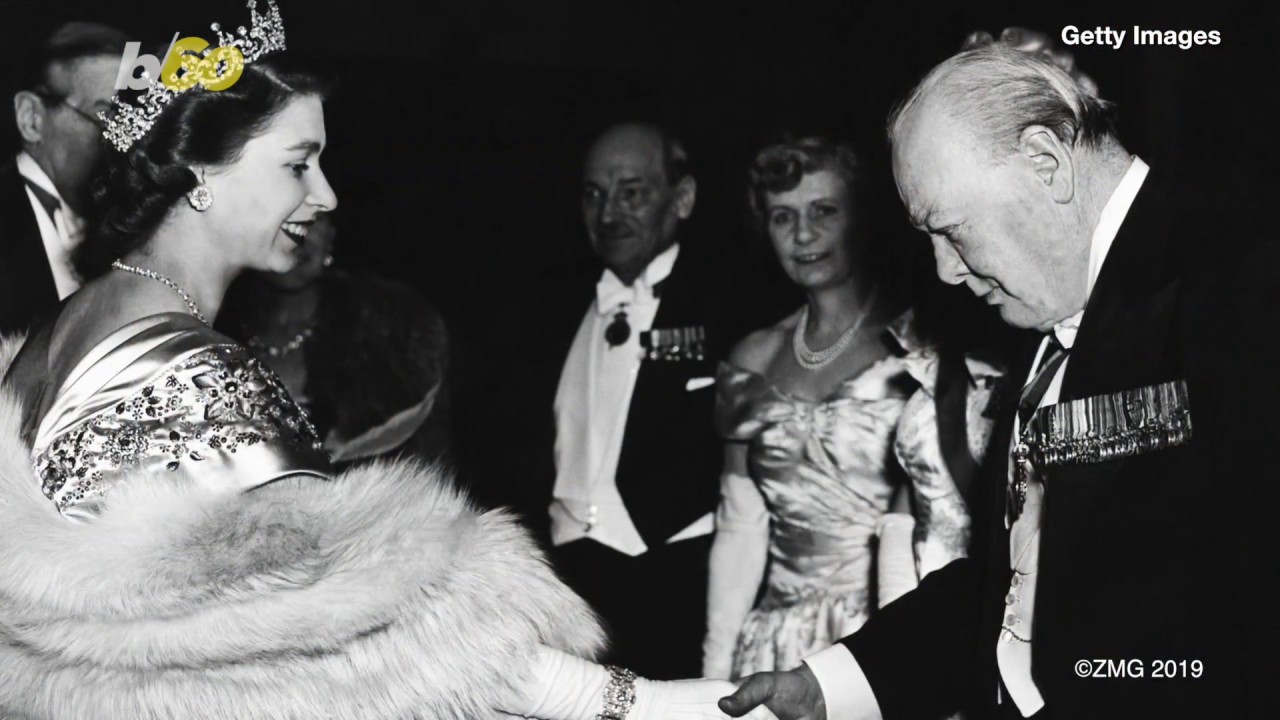 pix Winston Churchill And Queen Elizabeth Ii when winston churchill met queen