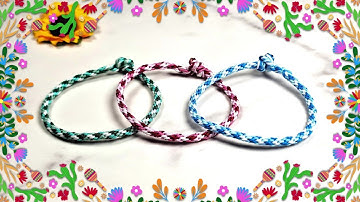 How to make a Basic 8 Cords Kumihimo Friendship Bracelet by Round Disk