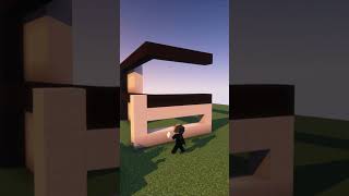 Minecraft Easy Modern House🏠 #shorts #minecraft