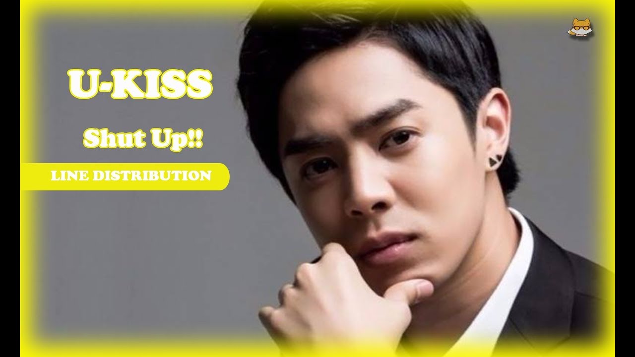 Line Distribution: U-Kiss - Shut Up!! (Color Coded)