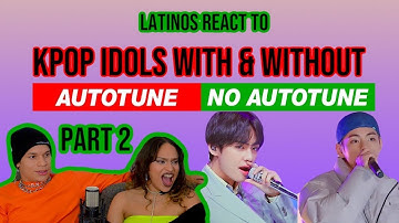 Latinos react to KPOP IDOLS AUTOTUNE VS NO AUTOTUNE (MV vs LIVE!) REACTION PART 2 | FEATURE FRIDAY ✌