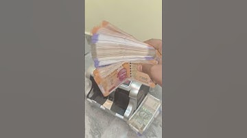 Counting Money Machine: Time-Lapse Art #shorts s