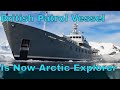 Former british patrol vessel converted to antarctica expedition yacht