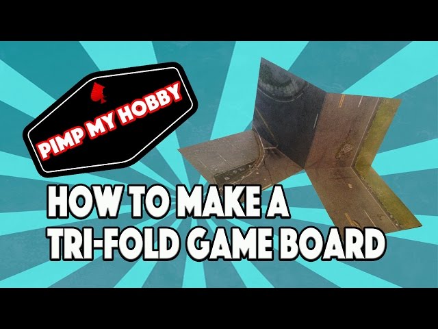 DIY Gaming - How to Make a Bi-fold Gameboard 