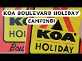 KOA Boulevard Holiday Camping | First camping trip of our 2025 Coleman 17B 