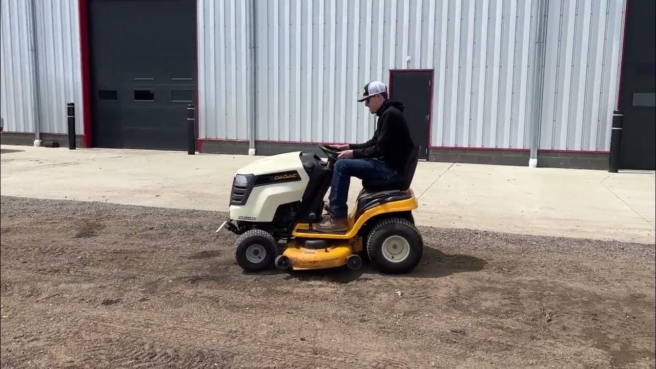 Cub Cadet LTX1046KW Riding Mower YouTube