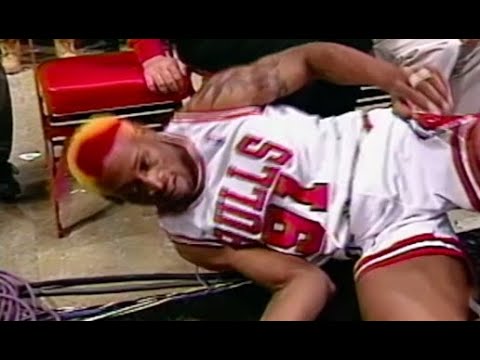 Dennis Rodman's First Game as a Chicago Bull Highlights (11/3/1995)