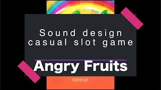 Casual slot game "Angry Fruits" screenshot 1