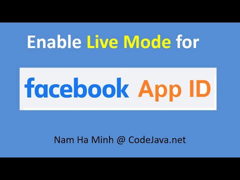 How to Enable Live Mode for Facebook App ID