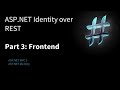 ASP.NET Identity over REST: PART 3 - Frontent