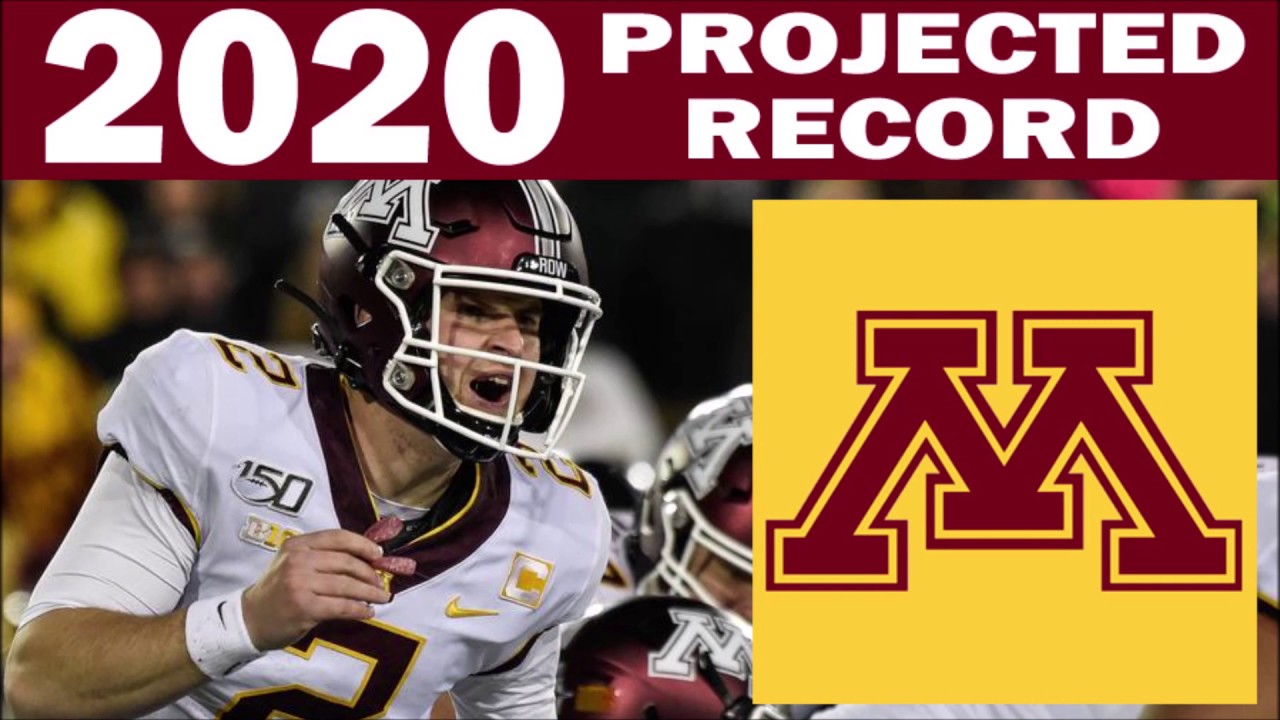 2020 Projected Record for Minnesota (Based on Their Schedule) - YouTube