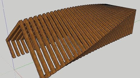 Sketchup Tutorial | PAVILION STRUCTURAL DESIGN | #sketchup #viral #sketchuptutorial #ytshorts