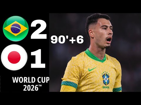 ملخص كامل البرازيل ضد اليابان كاس العالم 2026