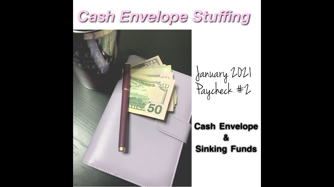CASH ENVELOPES STUFFING | 2021 SAVING CHALLENGE | JANUARY PAYCHECK