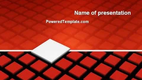 Pixel PowerPoint Template by PoweredTemplate.com