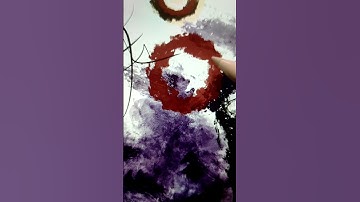 Abstract art work made using procreate in iPad #shorts #abstractart #easydrawing