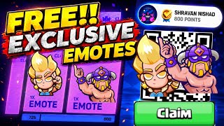 CLAIM 2 NEW Limited-Time Exclusive Emotes In Clash Royale | CRL monthly finals Rewards 