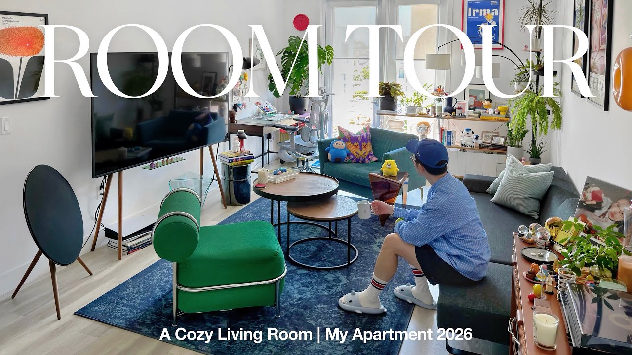 Apartment Tour | Living Room Decor, Houseplants & IKEA Favorites