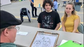Cartoon Mark Is Live What Its Really Like Being A Caricature Artist At Events